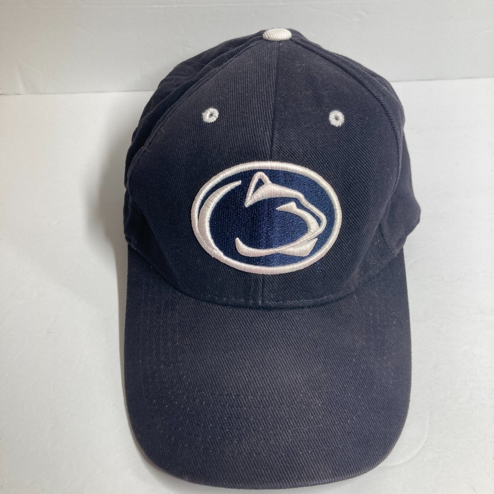 Penn State University Nittany Lions Cap Hat Adult Blue Adjustable Big Head Caps